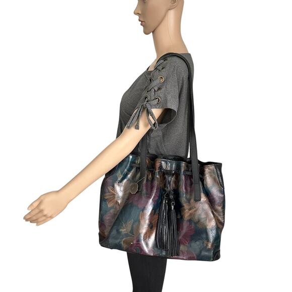 Patricia Nash Peruvian Paint Drawstring Whitney Tote EUC Clean - Picture 12 of 12